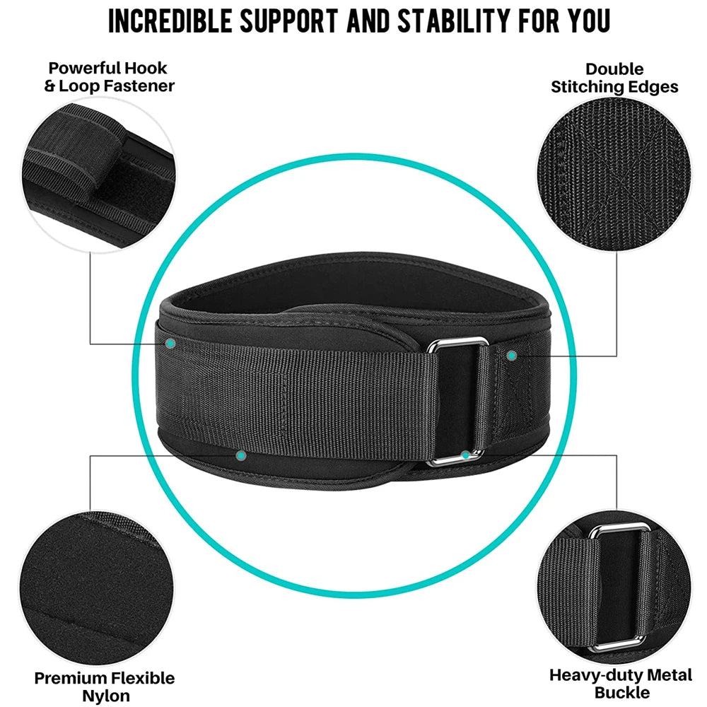Self-Locking Weight Lifting Belt