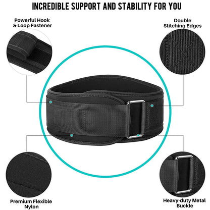 Self-Locking Weight Lifting Belt